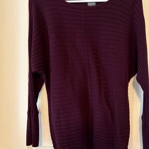 Soho Deep Burgundy Crew Neck Sweater